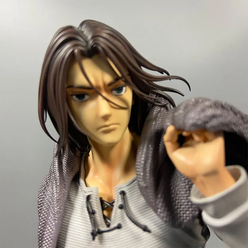 30ซม.อะนิเมะญี่ปุ่นโจมตีบนTitanรูปเยาวชนEren Jaegerหล่อยืนท่าทางPvc Action Figuresของเล่นของขวัญ