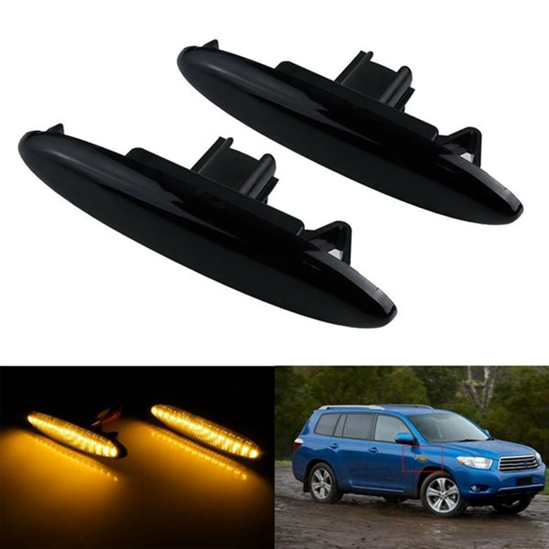 Car LED Front Side Marker Lights Turn Signal Blinker Parts For Lexus IS250 Toyota Camry Highlander 81730-30131