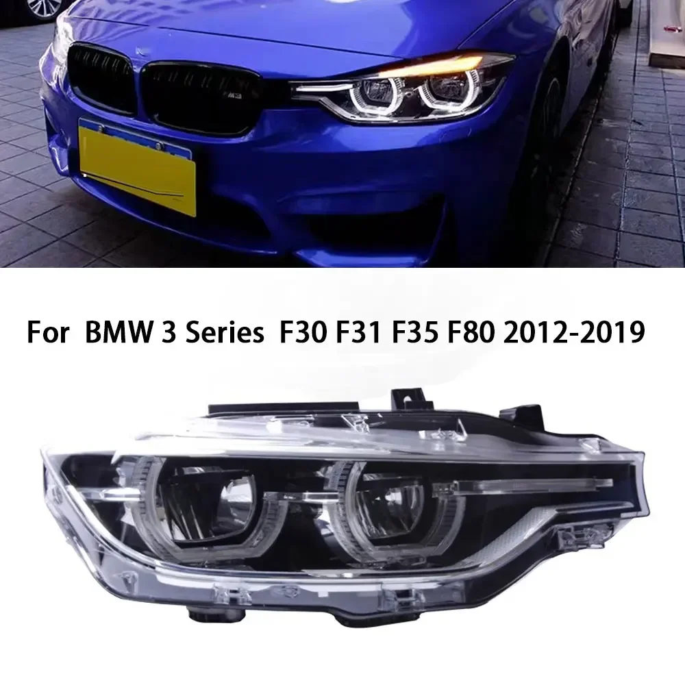 Car Lights For F30 F31 F35 F80 2012-2019 BMW 3 Series LED Dynamic Headlights DRL Angel Eye Design Projector Lens Accessories