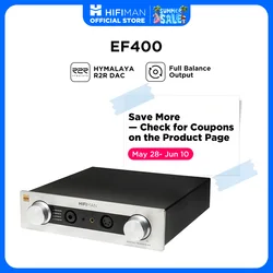 HIFIMAN EF400 Desktop Balanced Headphone DAC& Amplifier with Himalaya R2R DAC, 3.5/4.4/6.35mm Output for Home Audio