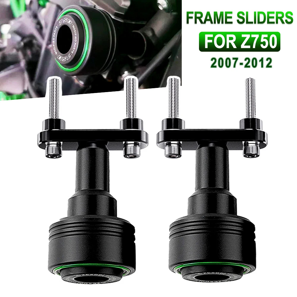 

For KAWASAKI Z750 Z 750 2007 2008 2009 2010 2011 2012 Motorcycle Accessories Frame Sliders Falling Protection Crash Protectors