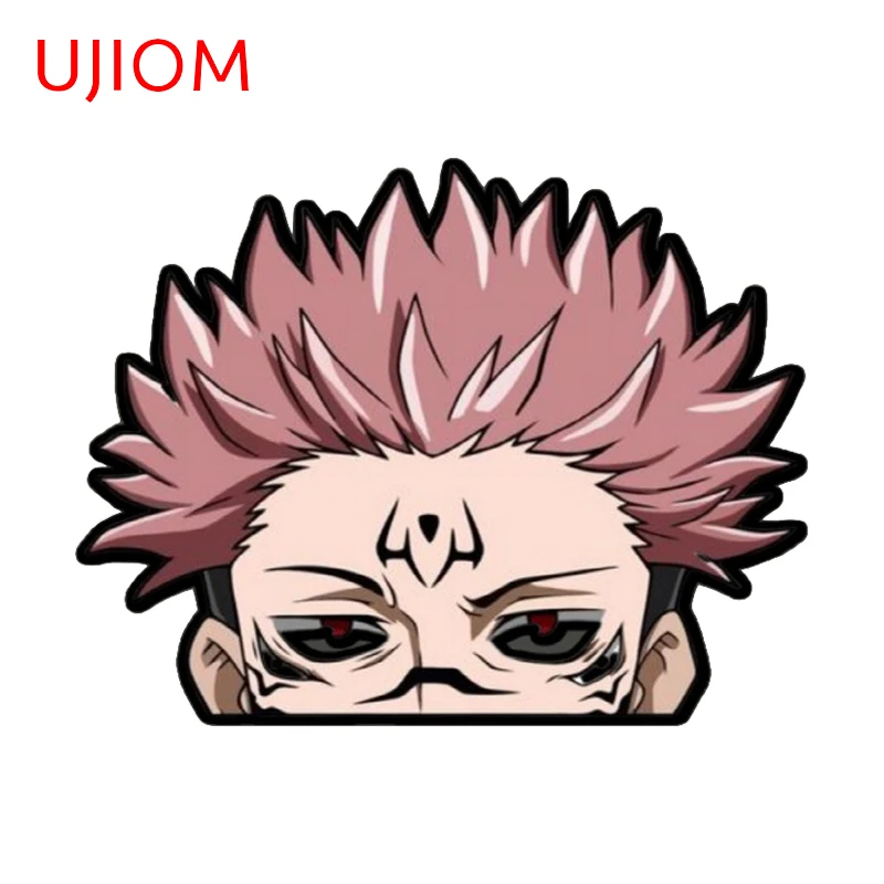 UJIOM Charming Adorable Peek Sukuna Wall Sticker Creative High Quality Amusing Decal Simplicity Room Decoration Accessories