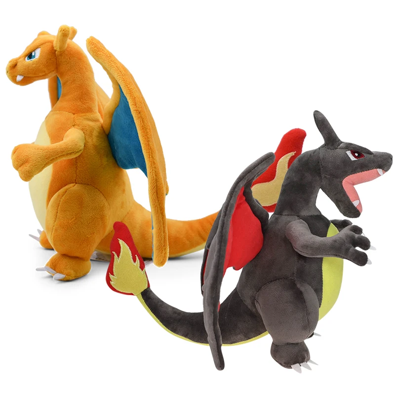 2 Styles Pokémon Plush Toys Charizard Shiny Charizard Soft Classics Anime Stuffed Toy Collectible Birthday Gift