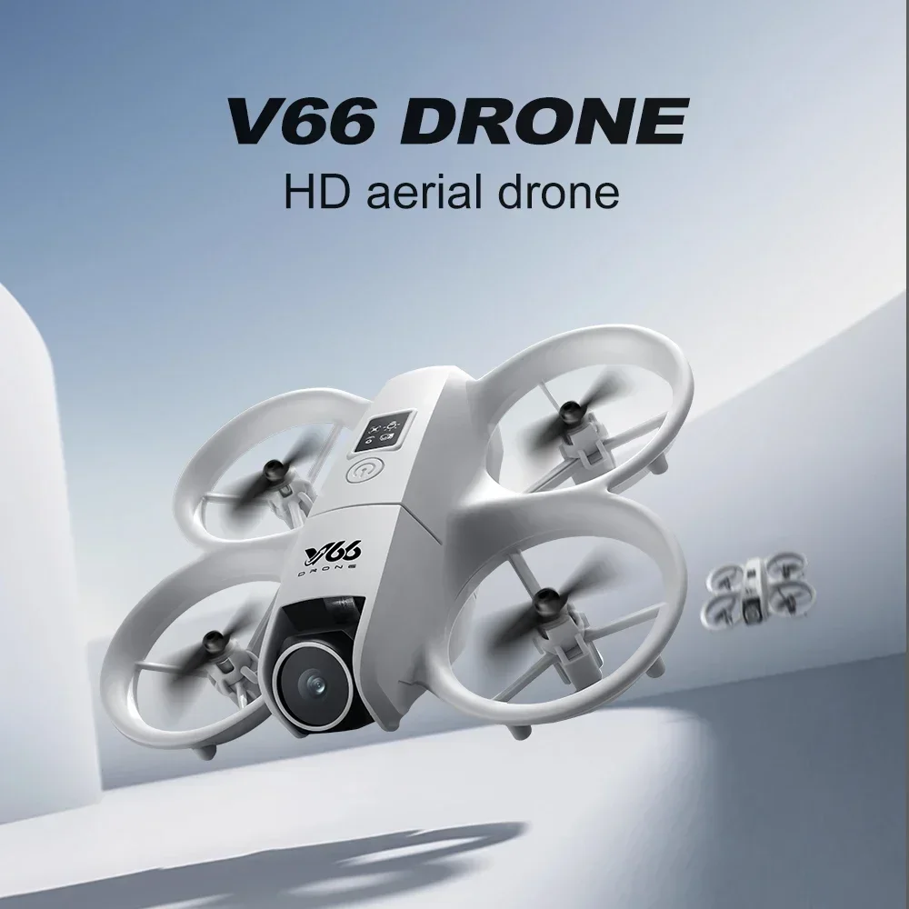 V66 HD Drone 180° Adjustable Camera 4K 6K 8K 50x Zoom 120° Wide Angle Optical Flow Hover Capture Every Moment Pro Max Unit