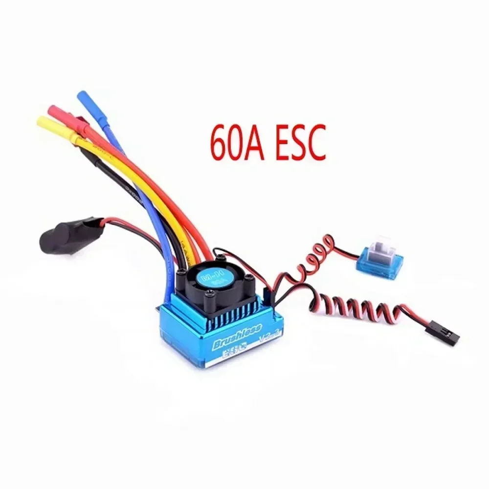 Waterdicht 45A 60A 80A 120A Borstelloze ESC Elektrische Snelheidsregelaar stofdicht voor 1/8 1/10 1/12 RC Auto Crawler RC Boot Deel