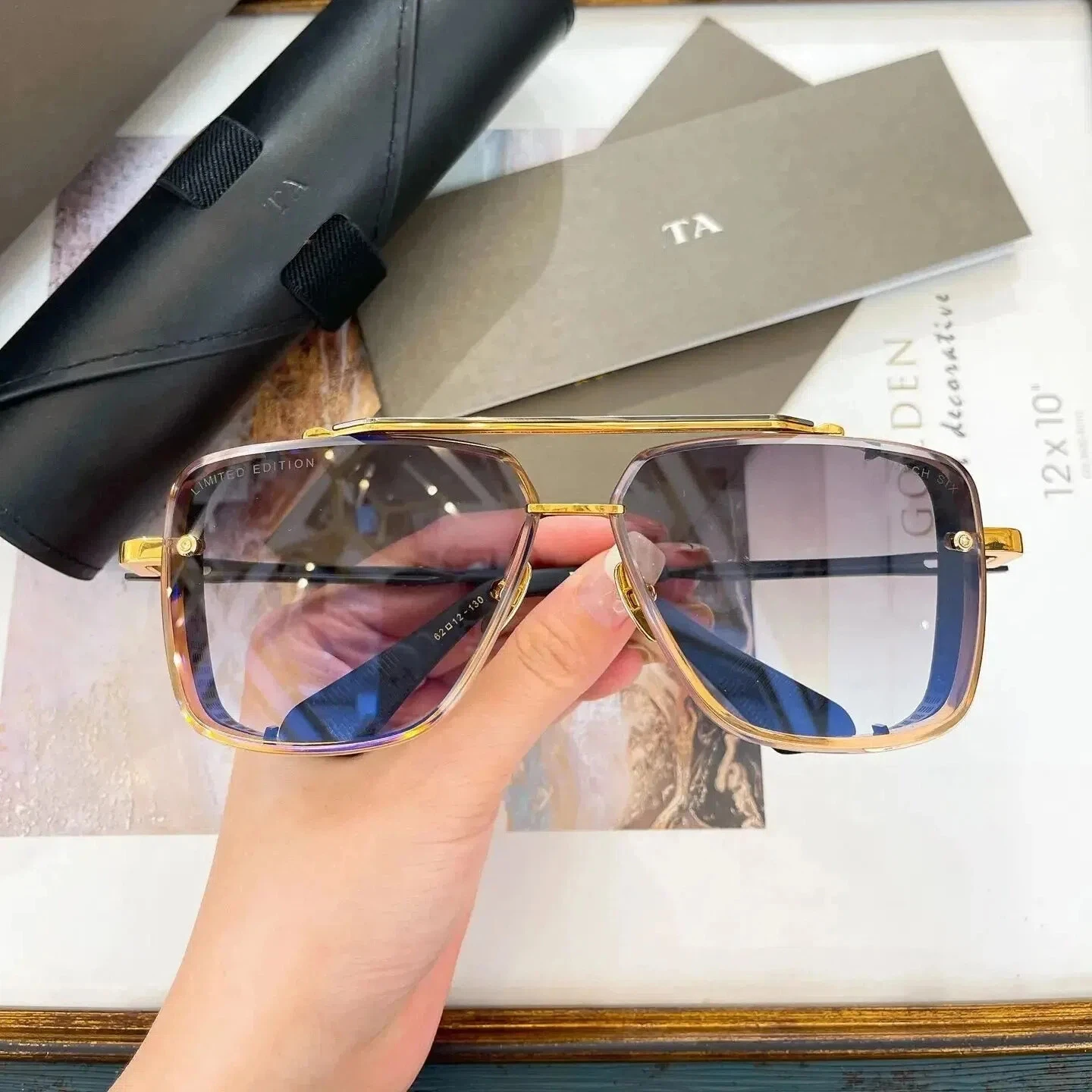 

Original Factory For DIYTA DT DTS121 MACH SIX With Brand Box Leisure LIMITED EDITION Driving Anti-Glare Men Women Sunglasses