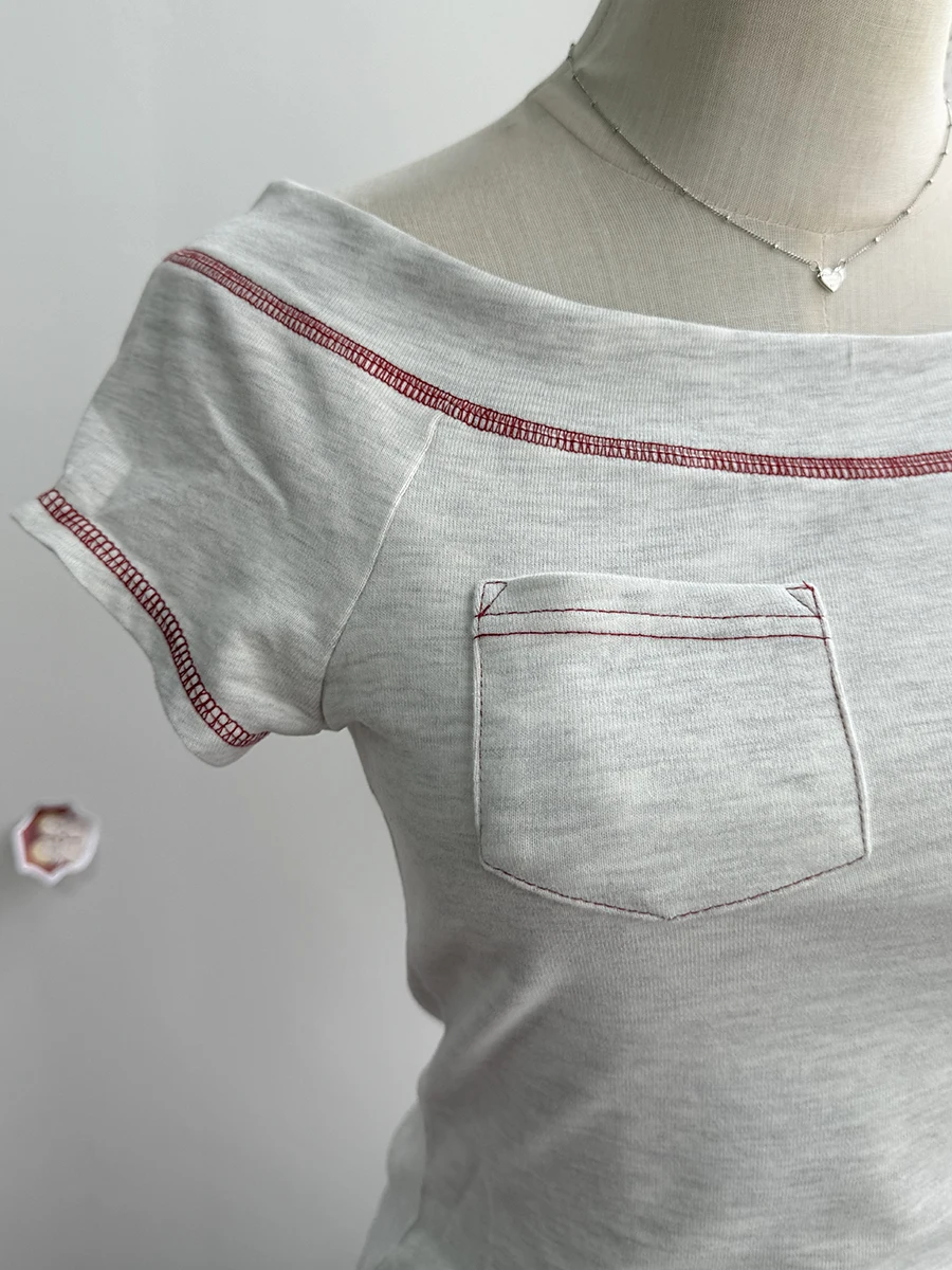 Slash Neck Short Raglan Sleeve - Quilt Cotton Summer recension och pris