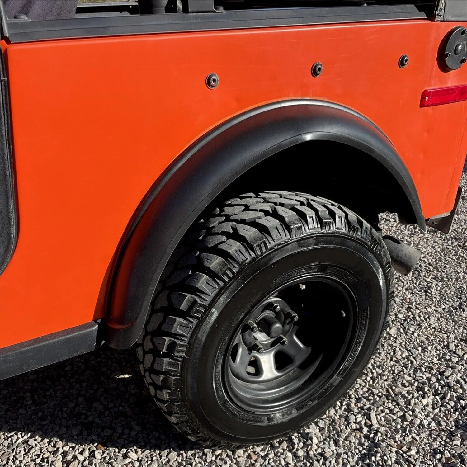 

Fender Flare Flares Full Kit Replacement for Jeep CJ CJ5 CJ7 1955-1986 11601.01