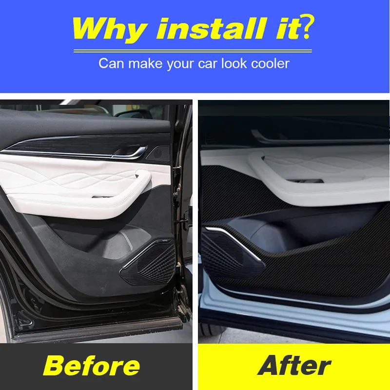 

Vtear Door Storage Box Anti-Kick Cover Car Interior Decoration Styling Parts Accessories For Geely Monjaro Kx11 Manjaro 2024