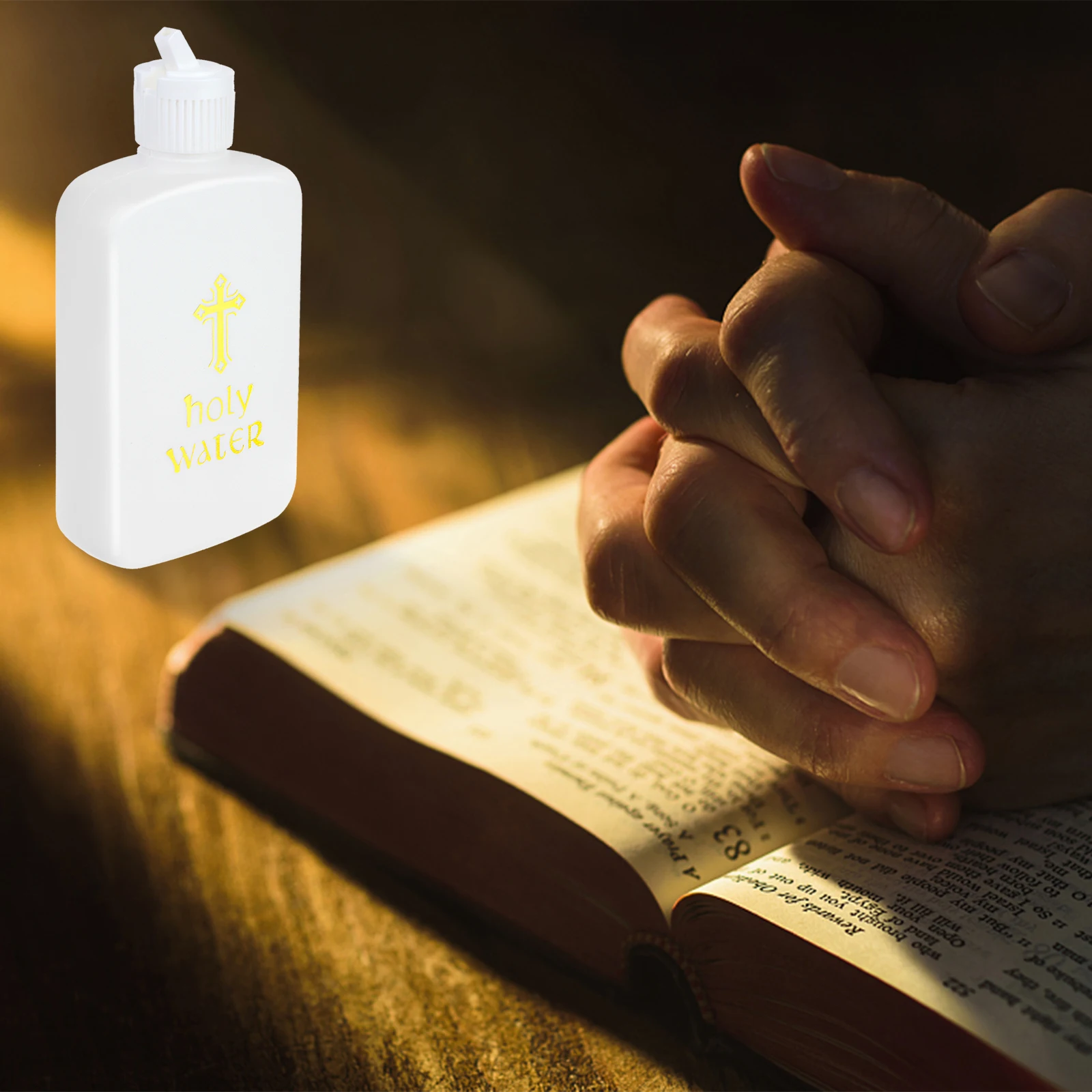 15pcs 100ml Holy Water Bottles Plastic Holy Water Container Holy Water Empty Plastic Refillable Containers