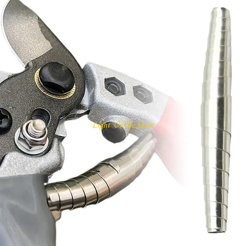 63HA 6Pcs Garden Trimming Secateurs Spring Sleeves with Metal Coil for Hand Pruners