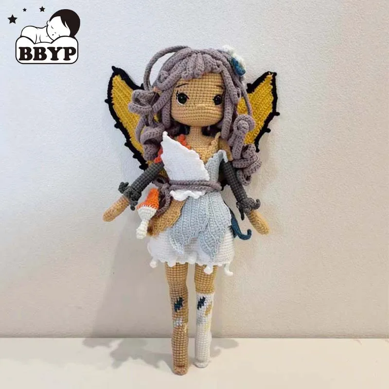 اليدوية الحياكة دمية الكروشيه ورقة العفريت دمية الكروشيه الدمى للمنزل اكسسوارات الحرفية لعبة الحلي #1