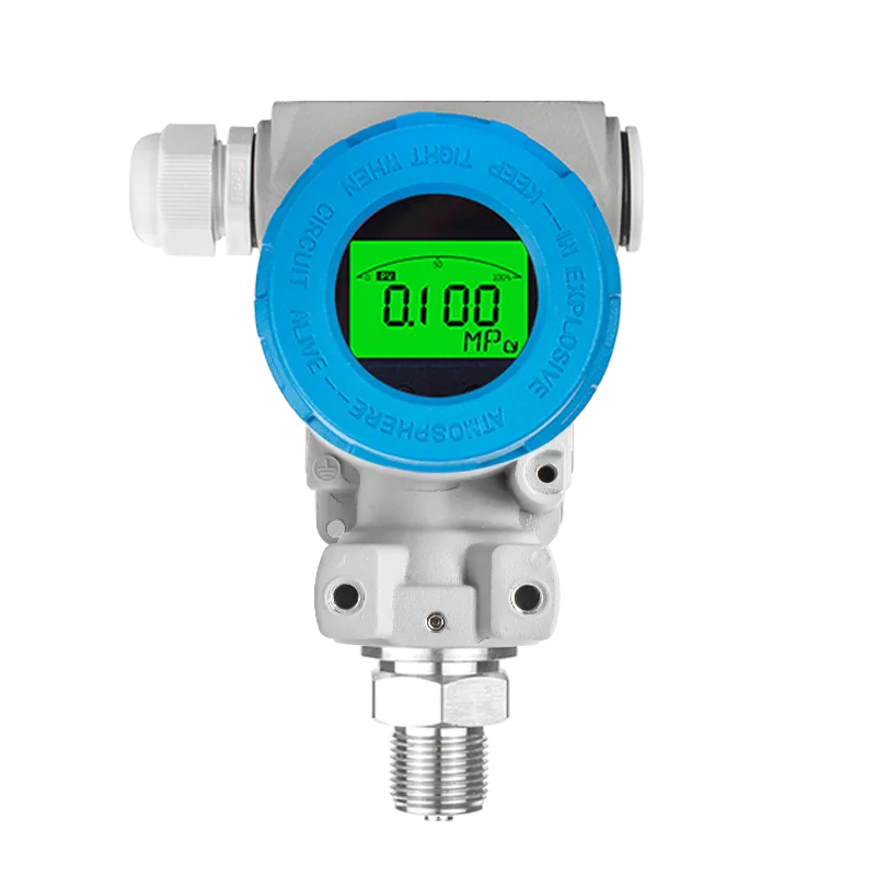 0-10Mpa 0-20Mpa 0-60Mpa Water Liquid Oil Gas Pressure Transmitter 4-20mA RS485 Hart M20*1.5 LCD Display Pressure Transducer