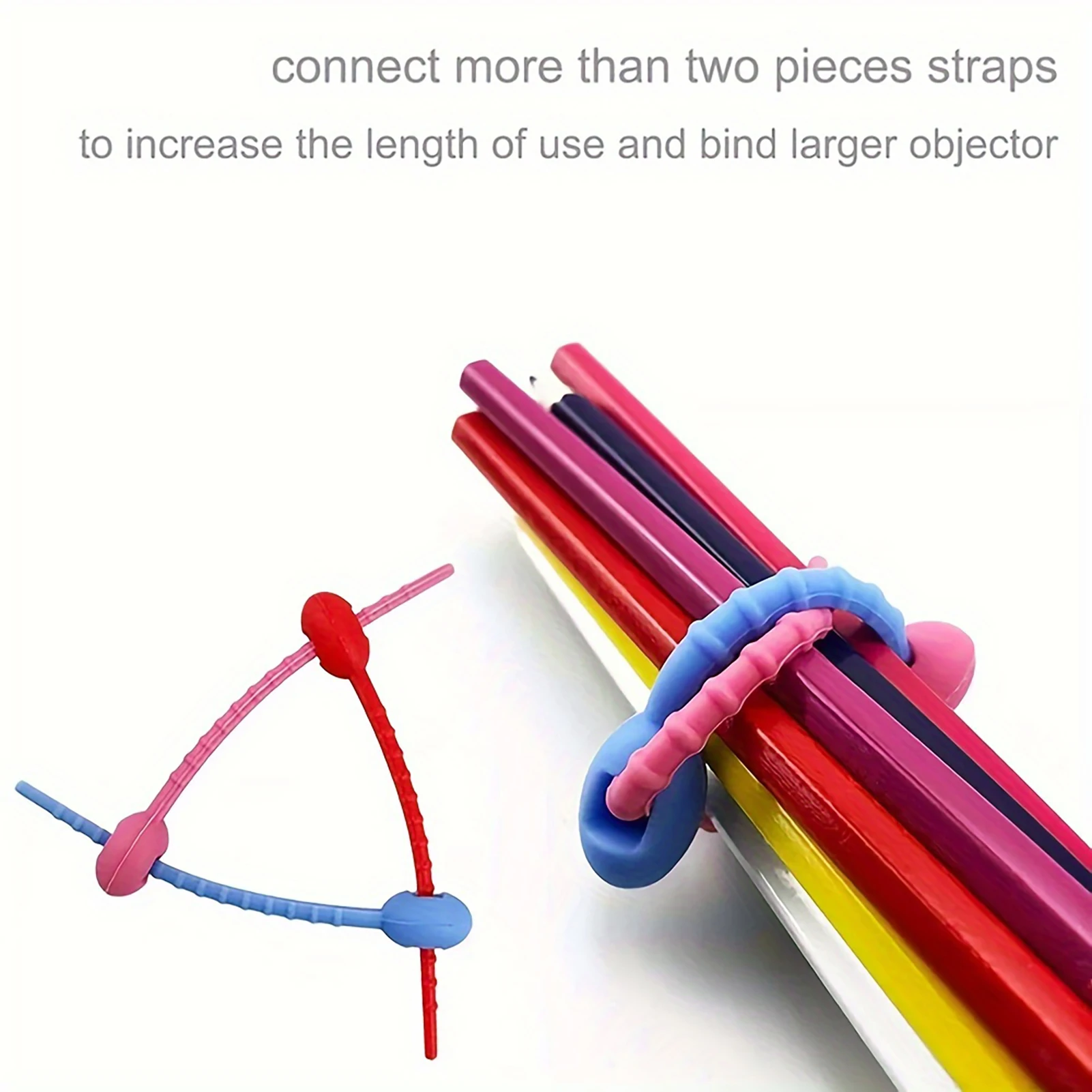 Silicone Reusable Cable Ties with Fast Binding Speed and Good Insulation Suitable for Indoor and Outdoor Use