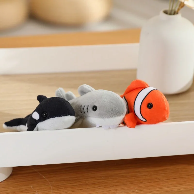 9CM Mini Fingerpuppen Lernspielzeug Für Kinder Hand Cartoon Vögel Meerestiere Plüschpuppe Handpuppen Erzählen Geschichte Geschenke – Detail 13
