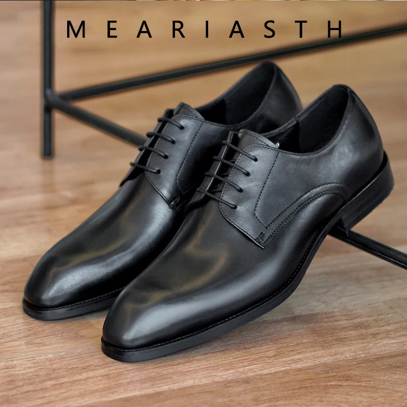 

size38-48 Men Classic Patent Leather Shoes Casual Business Shoes Lace Up Formal Office Work Shoes Men Party Wedding Oxford Shoes