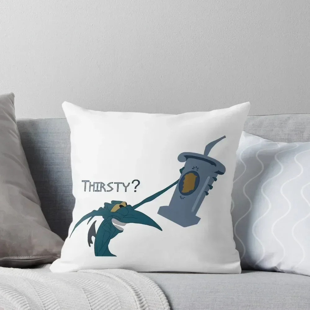 Thirsty - Panic Throw Pillow Decorative Pillow Covers For Sofa Sofa Cushion Pillow Decor