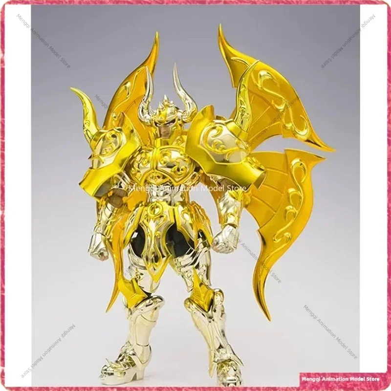 

In Stock BANDAI Saint Cloth Myth EX Taurus Aldebaran Golden Soul Animation Character Model Toy Collection Gifts for Children