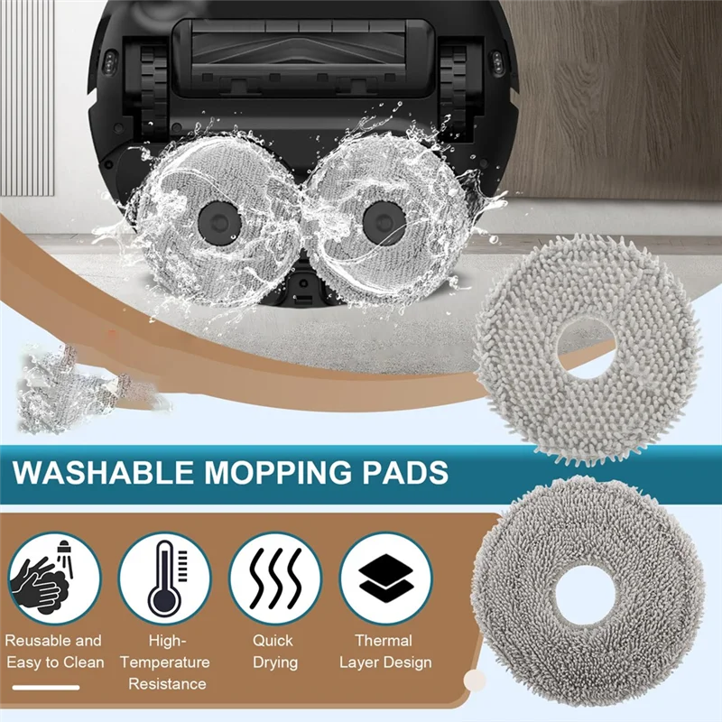 BAAO-Replacement Parts For Dreametech L10s Accessories For Dreame L10s Ultra Dust Bags