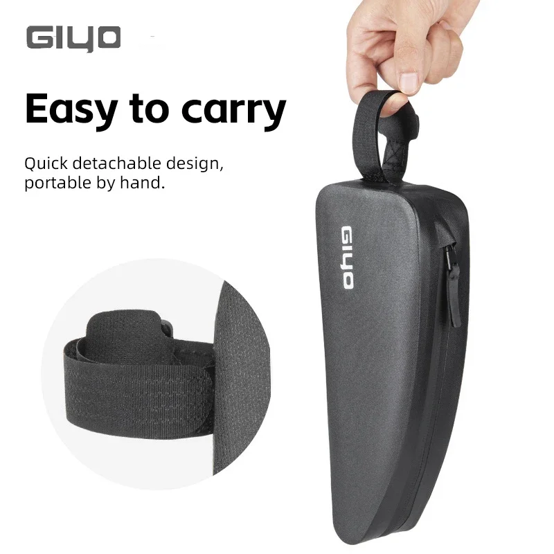 Giyo Bicycle Bag Front Top Frame Tube Bag Ultralight Portable Waterproof Bike Parcel Big Capacity Pocket Cycling Accessories