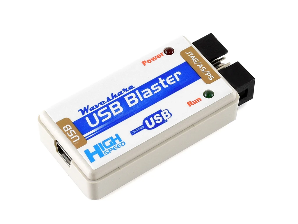 Waveshare USB Blaster Download Cable, Compatible With ALTERA USB Blaster FPGA/CPLD Programmer, High-Speed FT245+CPLD Solution