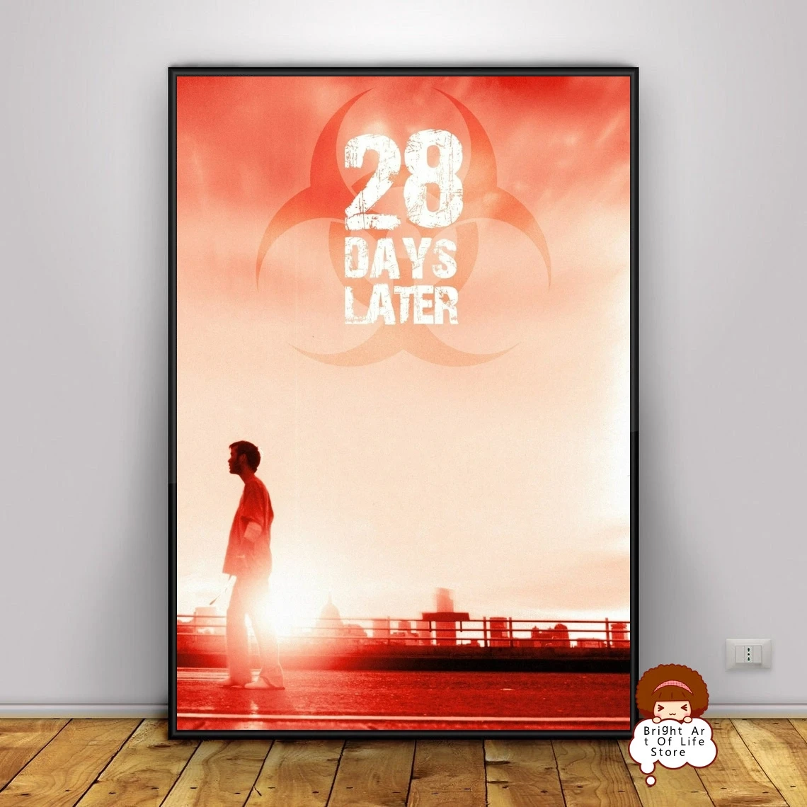 

28 Days Later (2002) Movie Poster Classic Art Photo Canvas Print Home Decor Wall Art (Unframed)