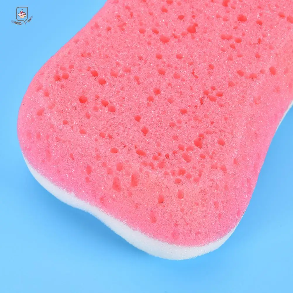 1Pc 14x8x6cm Bath Sponge Massage Multi Shower Exfoliating Body Cleaning Scrubber Cleaning