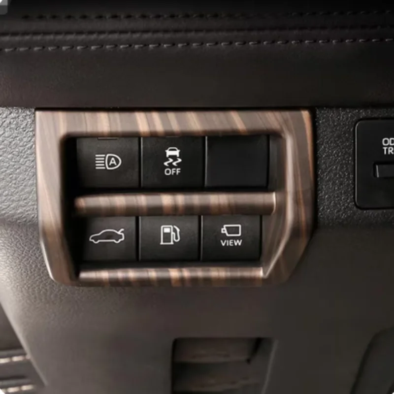 

LHD For Toyota Avalon XX50 2019 2020 2021 2022 Car Sticker Front Headlight Light Switch Inner Lamp Trim Frame