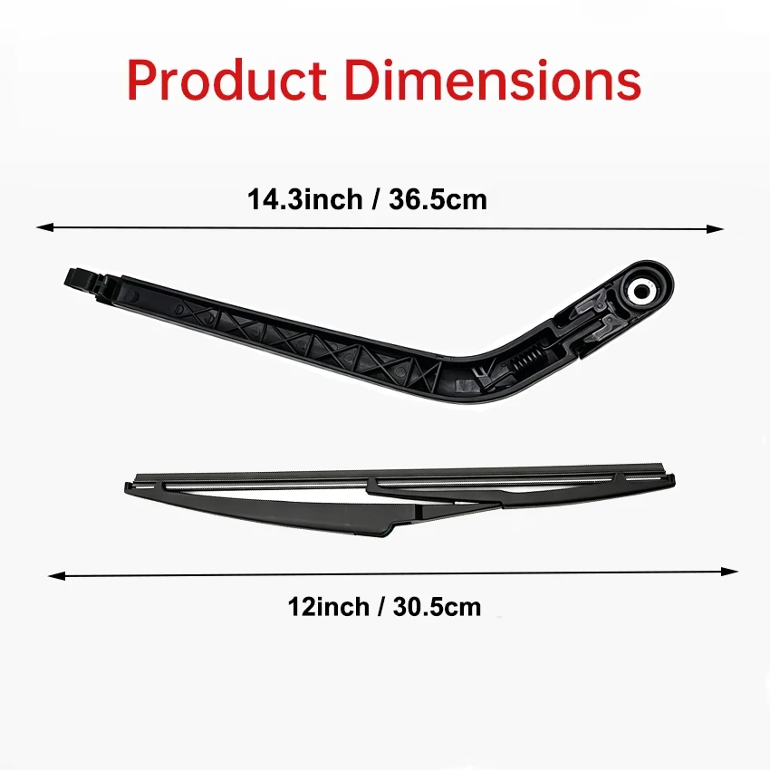 Car Replacement Windscreen Windshield Rear Wiper Arm And Blade For Toyota Yaris Vitz 1999 2000 2001 2002 2003 2004 2005