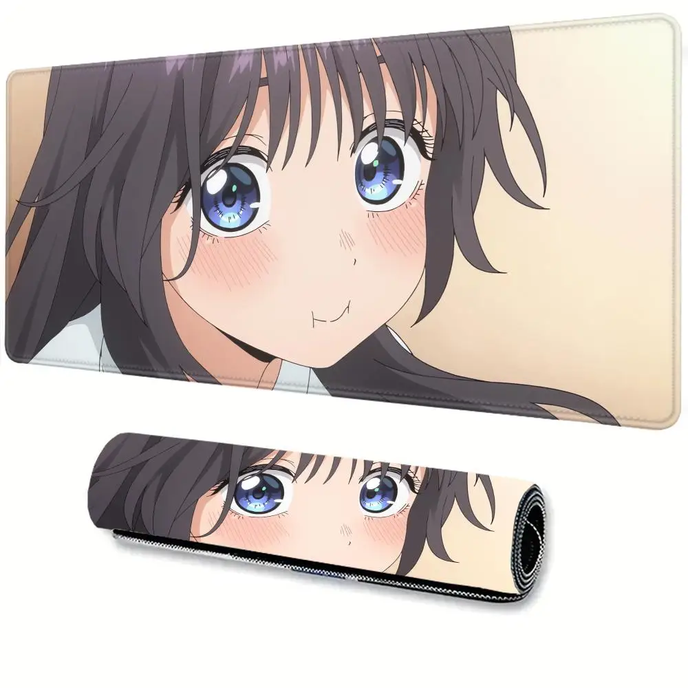 Hot The Fragrant Flower Blooms with Dignity Mouse Pad Cute Kaoruko Waguri Mousepad Large Desk Mat Gaming Accessories Mat XXL