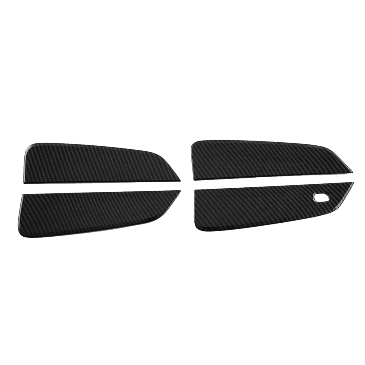 Carbon Fiber Color Car Outside Exterior Door Handle Cover Trim Protective for BYD Dolphin Mini/BYD Seagull