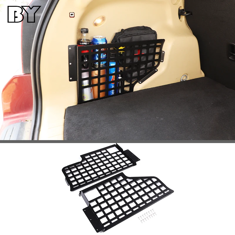 2PC Aluminum Alloy Car Trunk Side Storage Organizer For Land Rover Freelander 2 2007-2015 Trunk Storage Plate Accessories Parts