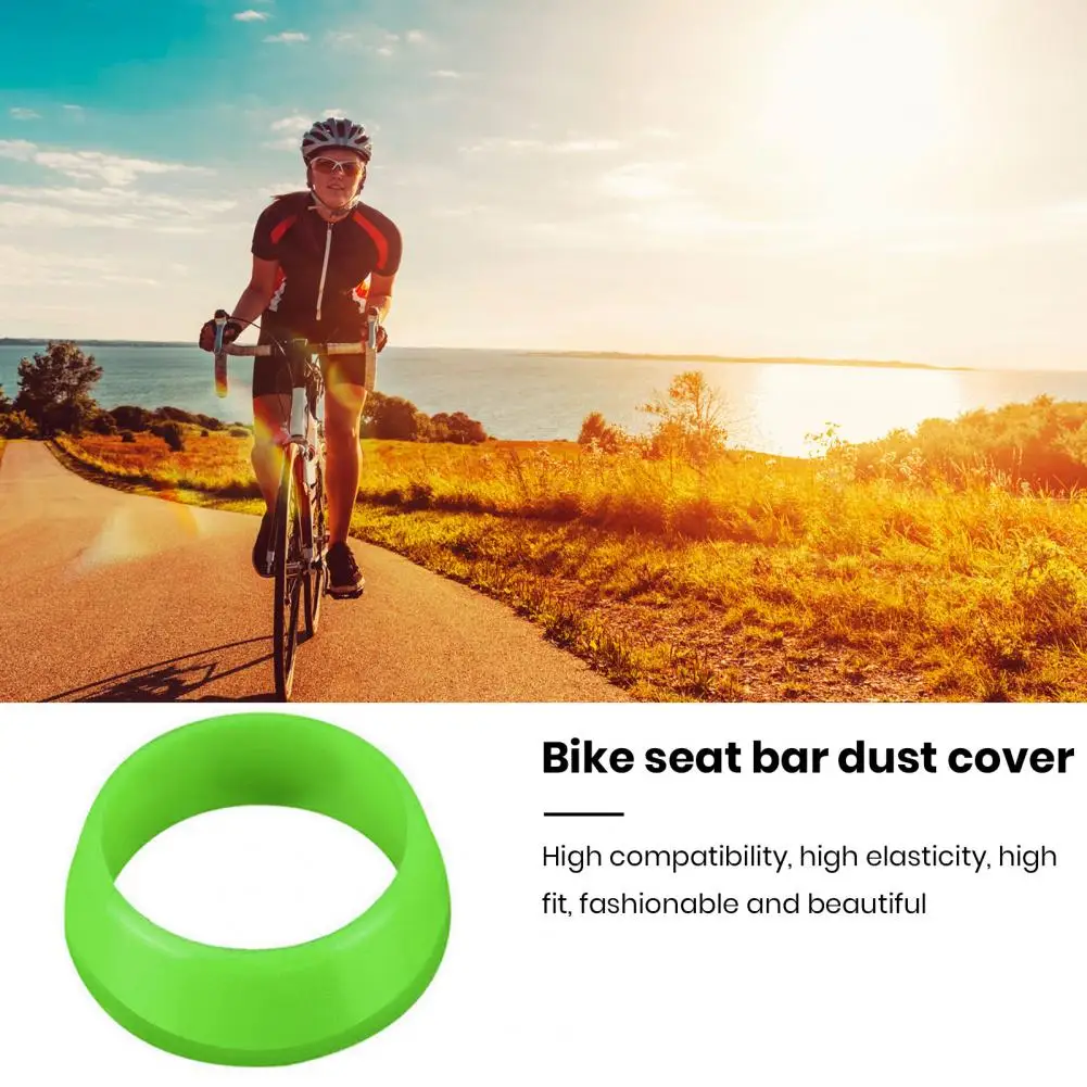 Seatpost Sleeve  Reliable Mountain Bike Seat Post Silicone Cover  Wear-Resistant Seatpost Dust Cover