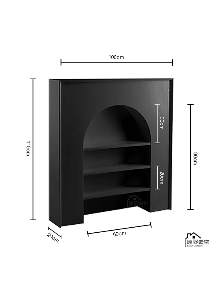 TAO  Modern simple entrance fireplace French decorative cabinet background wall Nordic entrance entrance