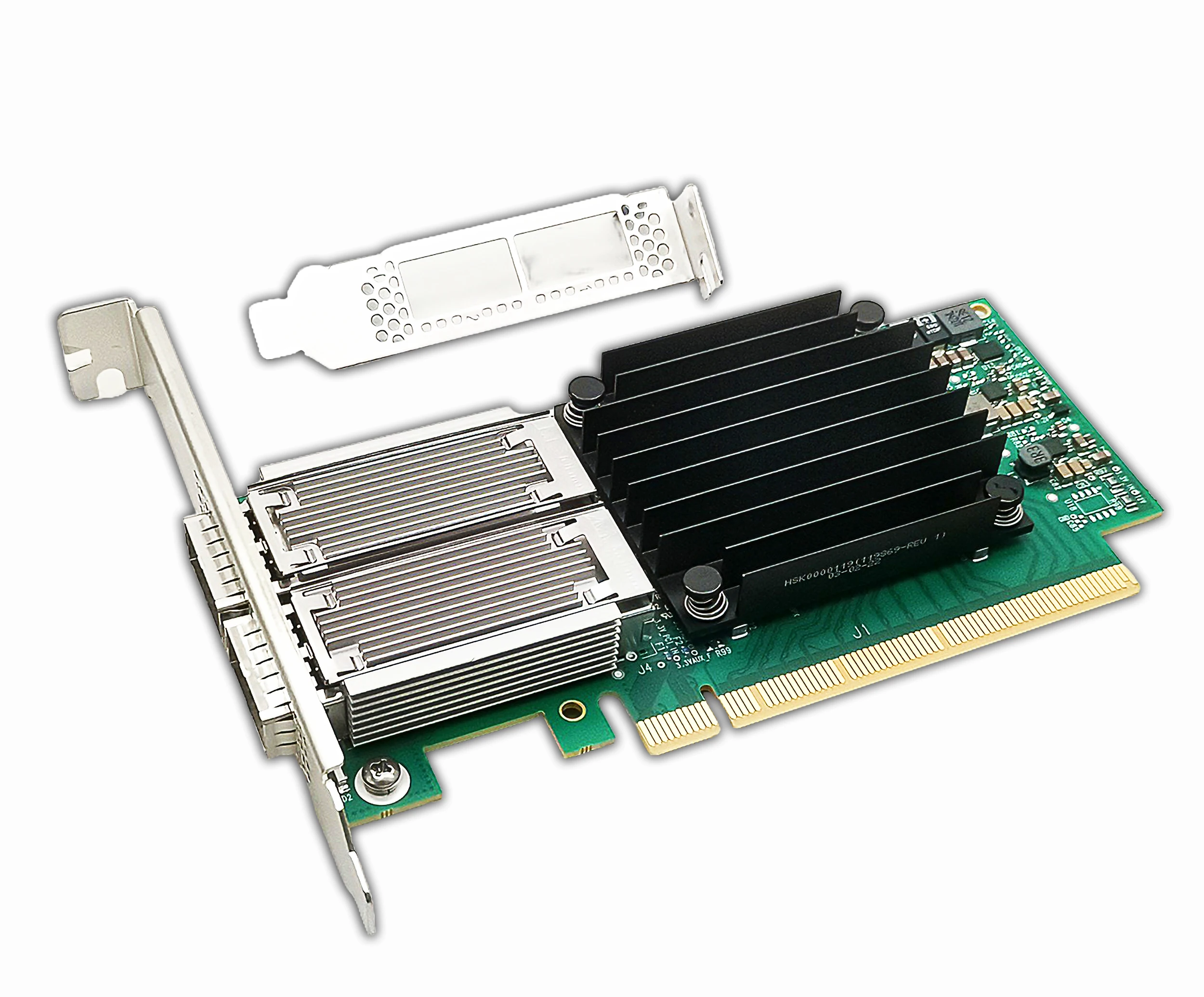 Nouveau serveur réseau 100G Mellanox ConnectX-4 EDR + 100GbE MCX456A-ECAT VPI MF iBand Adaptateur touristes QSFP28 Port 100Gb Alfred PCIe * 16