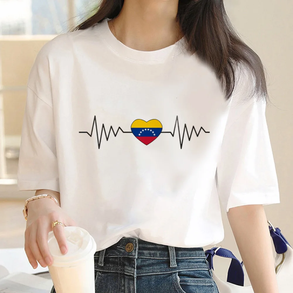 Venezuela tshirt women Y2K graphic anime t shirt girl designer y2k clothing