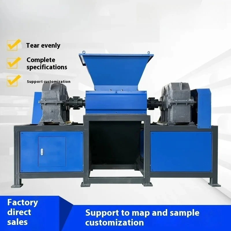 2026 Industrial Single Double Axis Plastic Crusher, Wood Waste Iron Garbage Crusher  New Large Scale Multifunctional Shredder,