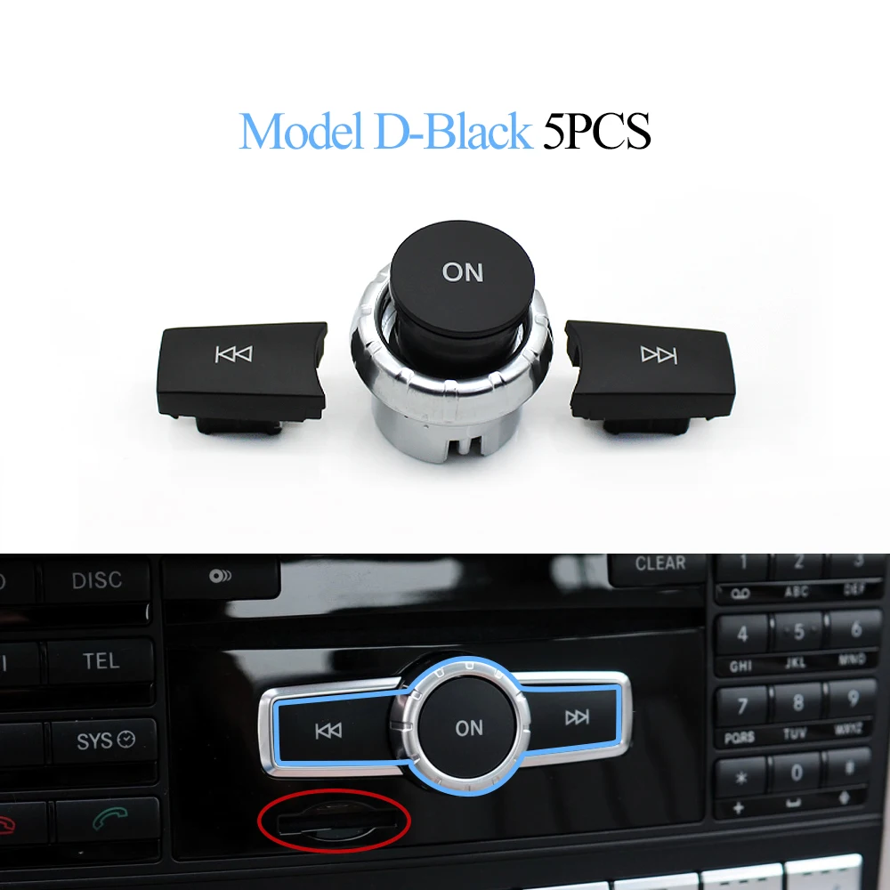 D Black 5PCS
