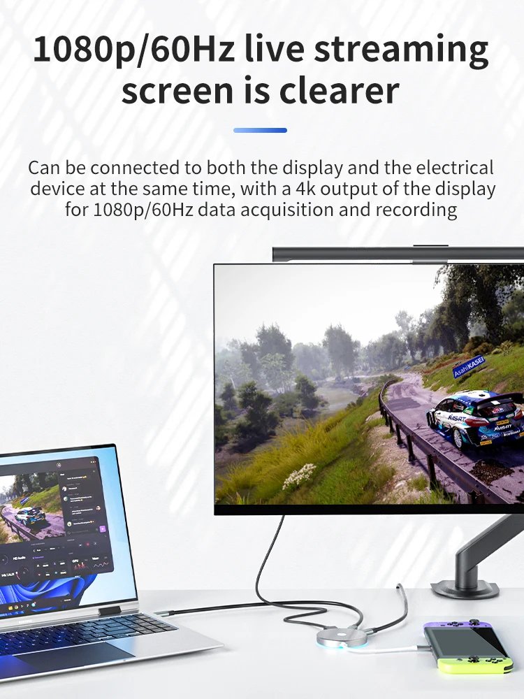 محول فيديو RGB متوافق مع HDMI لمفتاح nindo ، محول من النوع C ، قاعدة شحن محمولة لـ NS ، 4K ، 60Hz ، USB ، PD100W