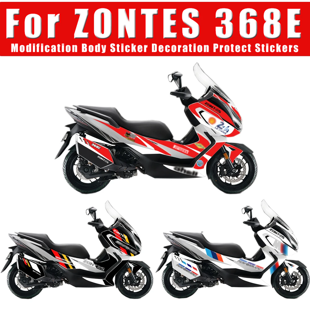 

Motorcycle Modification Body Sticker Decoration Protect Stickers Decals Accessories For ZONTES 368E 368 E 368-E