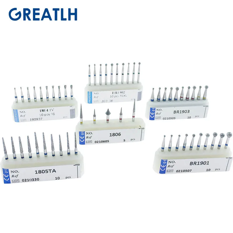 Dental BR Burs Polisher Burs FOR High Speed Handpiece Burs Eeth Whitening Smoothing Tool Dental Instruments 1set
