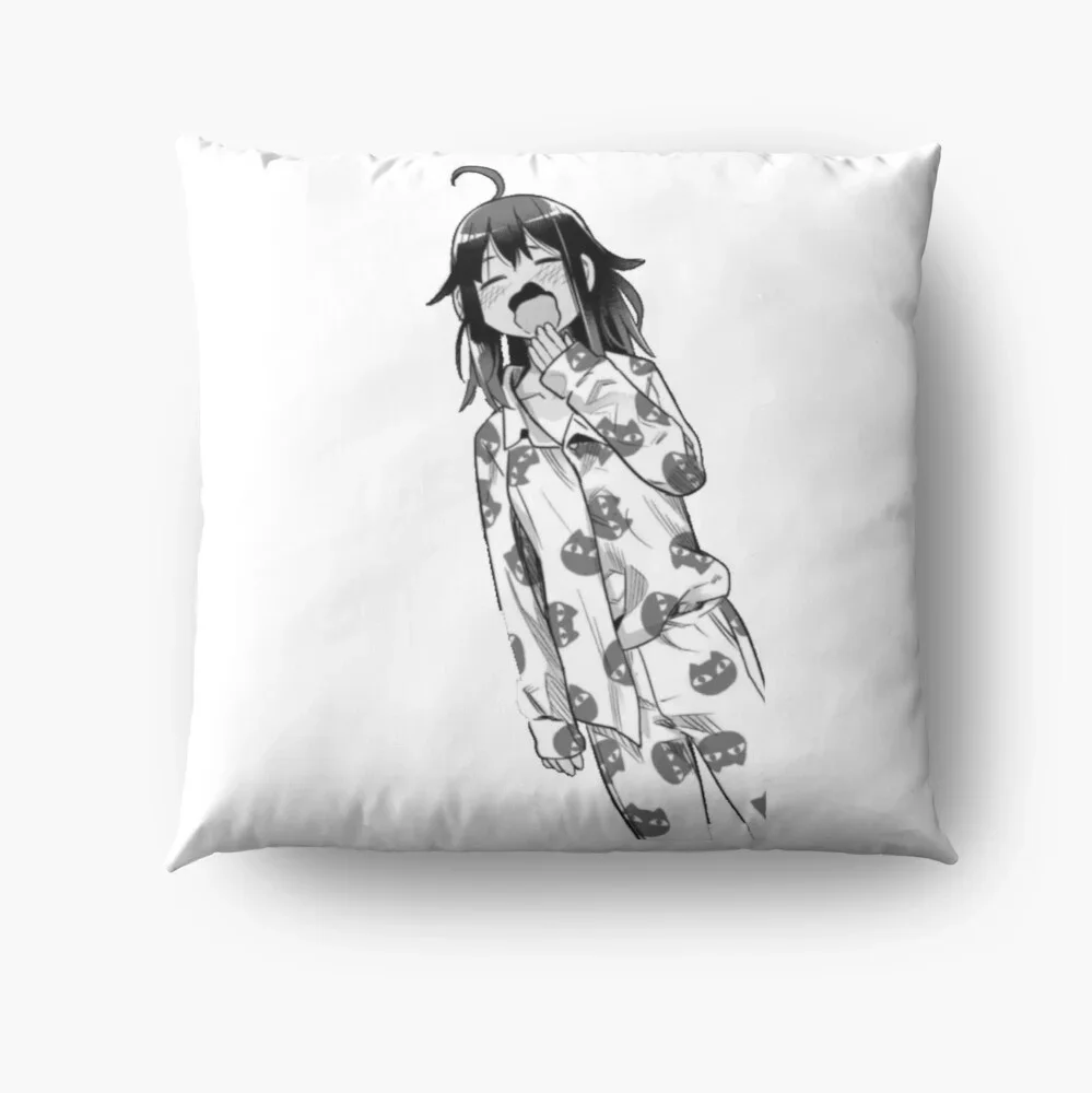 Don't Toy with Me Miss Ijiranaide Nagatoro San Tired Nagatoro Pattern Pillow Case Fashion Cushion Home Office Decor Home Decor