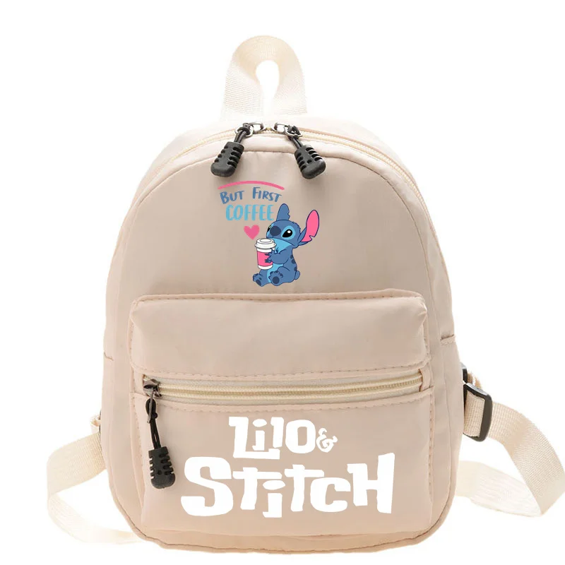 Disney Lilo & Stitch Kawaii Backpack Girls 2024 Trendy Mini Fashion Women\'s Bag Teen Girls Design  Popular Commuting Backpack