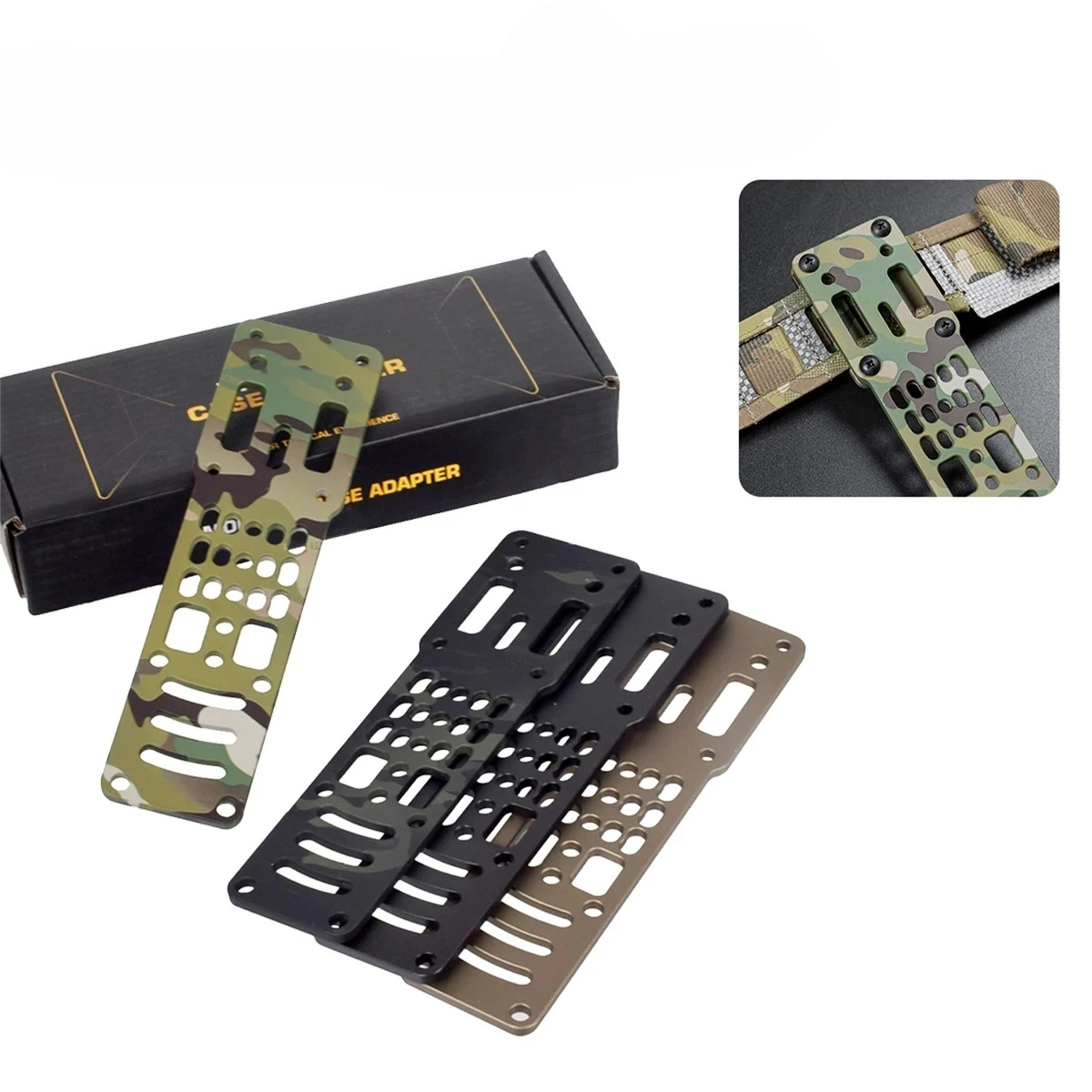 

Tactical Modular Holster Adapter Aluminum Alloy Platform Quick Adjustable Locking System Leg Strap Kit Hunting Camping Accessory