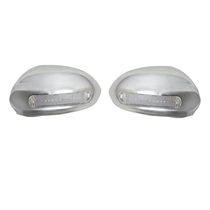 Cars Accessories Chrome Door Mirror Cover With LED For Honda Fit Jazz 2003 2004 2005 2006 2007 Hight-quality Car Exterior view 4