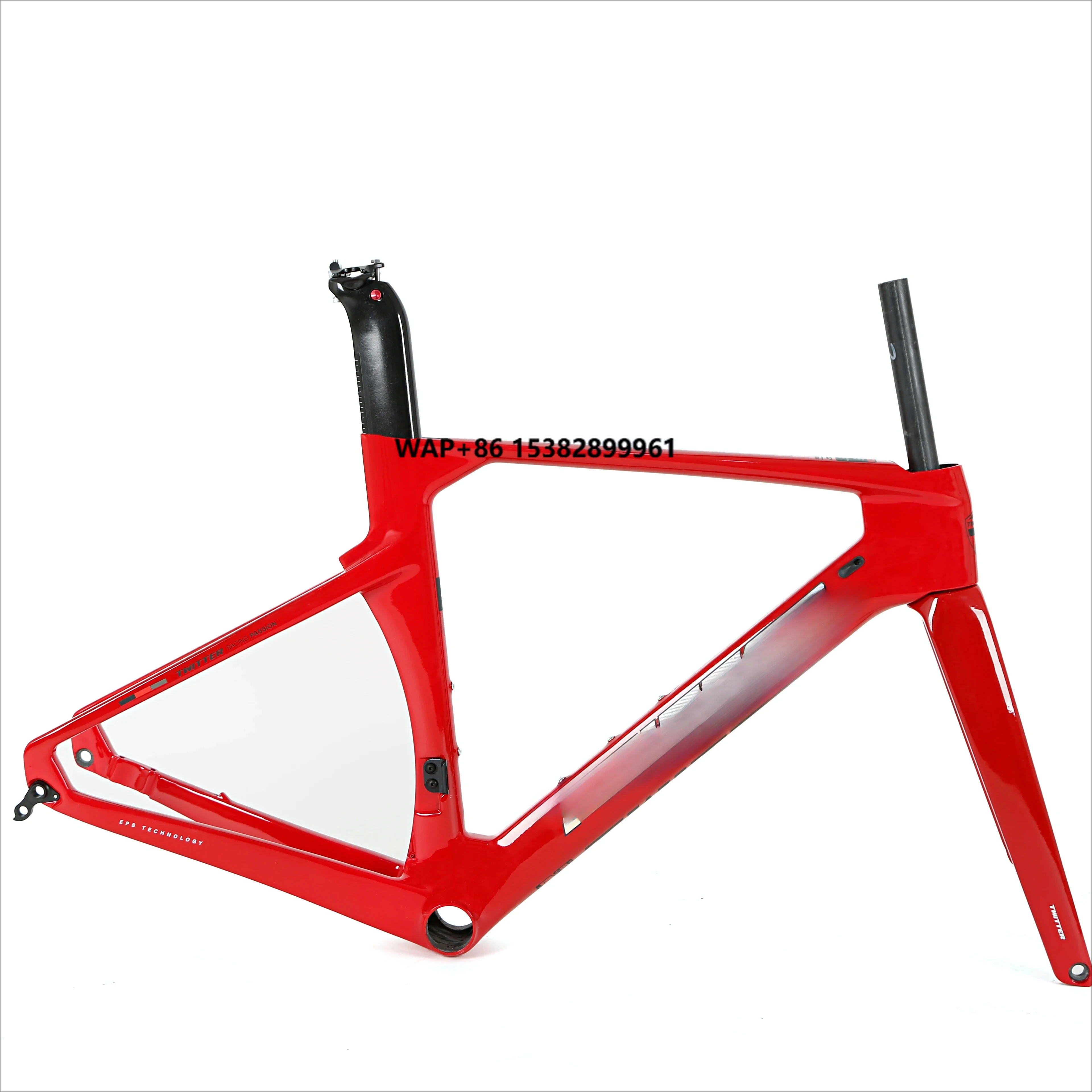 

Factory Price Twitter R10 Bicycle Frame 700C Tire Carbon Fiber Road Bicycle Frame Disc Brake Adult Bicycle Frame