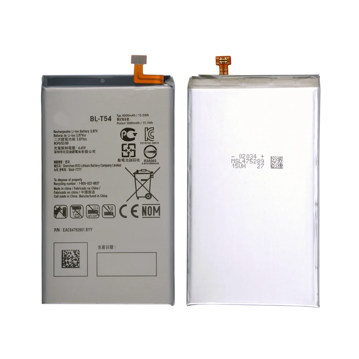 Original BL-T54 4000mAh Replacement Battery For  LG BL-T54 BL T54 Mobile phone Batteries+Tools