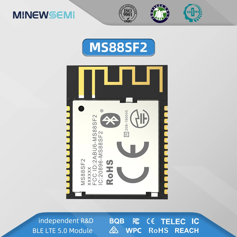 CE FCC RoHS Certified Ultra-low Power Wireless BLE 5.0 Module Based On nRF52840 SoCs Offers Solution for Bluetooth Connectivity