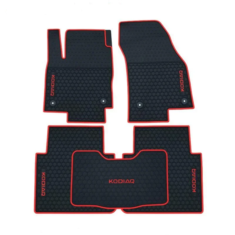 Car Floor Mats Car Mat Rugs Carpet For Skoda Kodiaq 2016 2017 2018 2019 2020 2021 Left Hand Drive