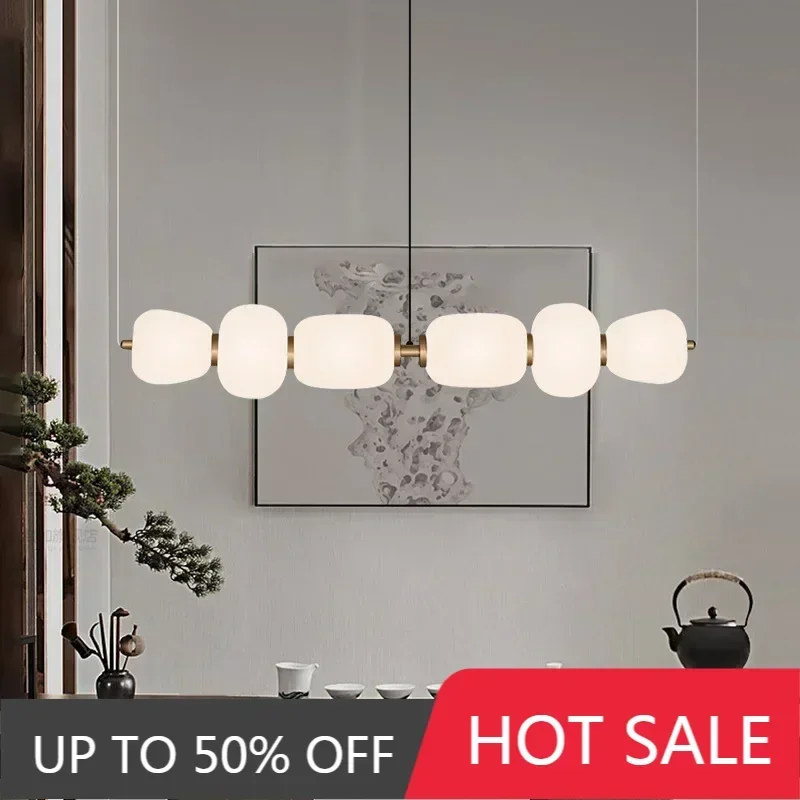 

Modern Milky White Glass Pendant Lamp Nordic LED Dining Table Hanging Lamp Living Room Kitchen Bedroom Glass Ball Pendant Light